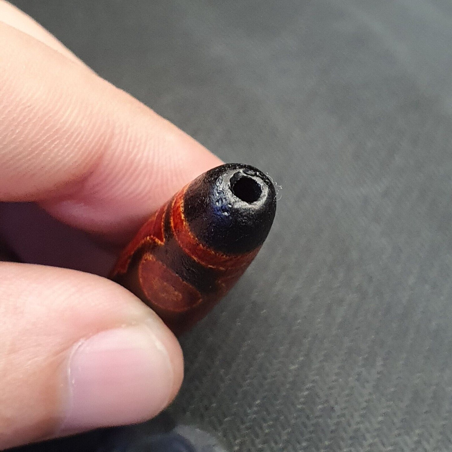 西藏五眼天珠老護身符純稀有圖案西藏六眼天珠吊墜