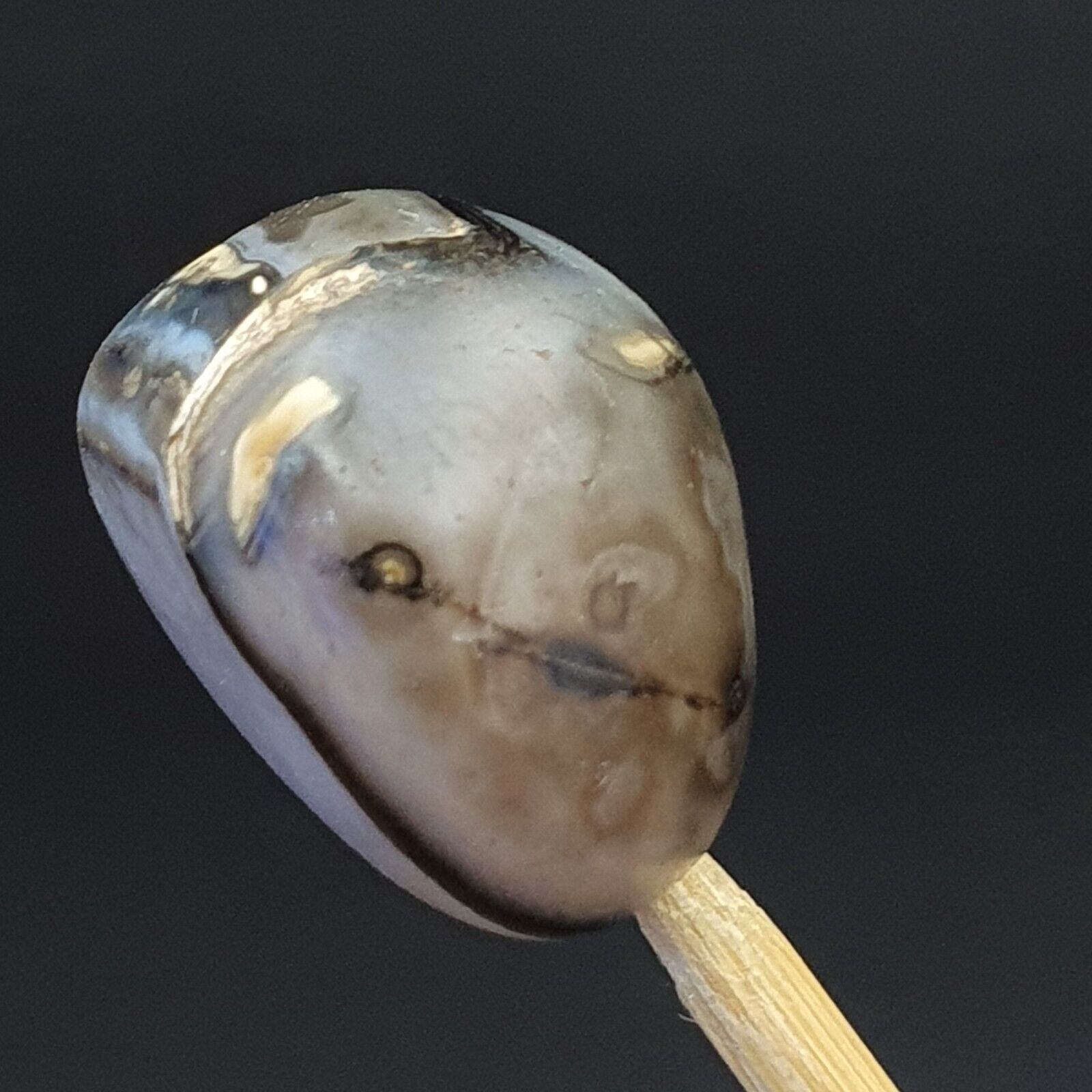 midle eastern old Antique Himalayan Indo Tibetan Eye Suleimany Bead SL010