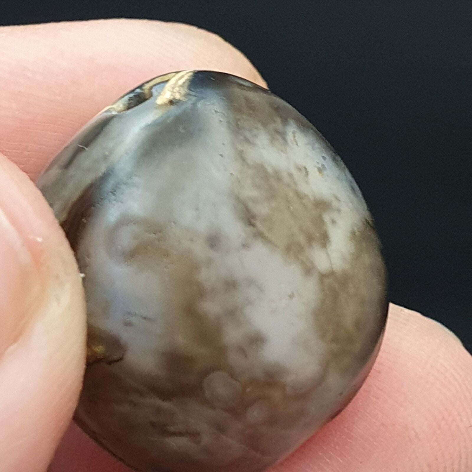 midle eastern old Antique Himalayan Indo Tibetan Eye Suleimany Bead SL010