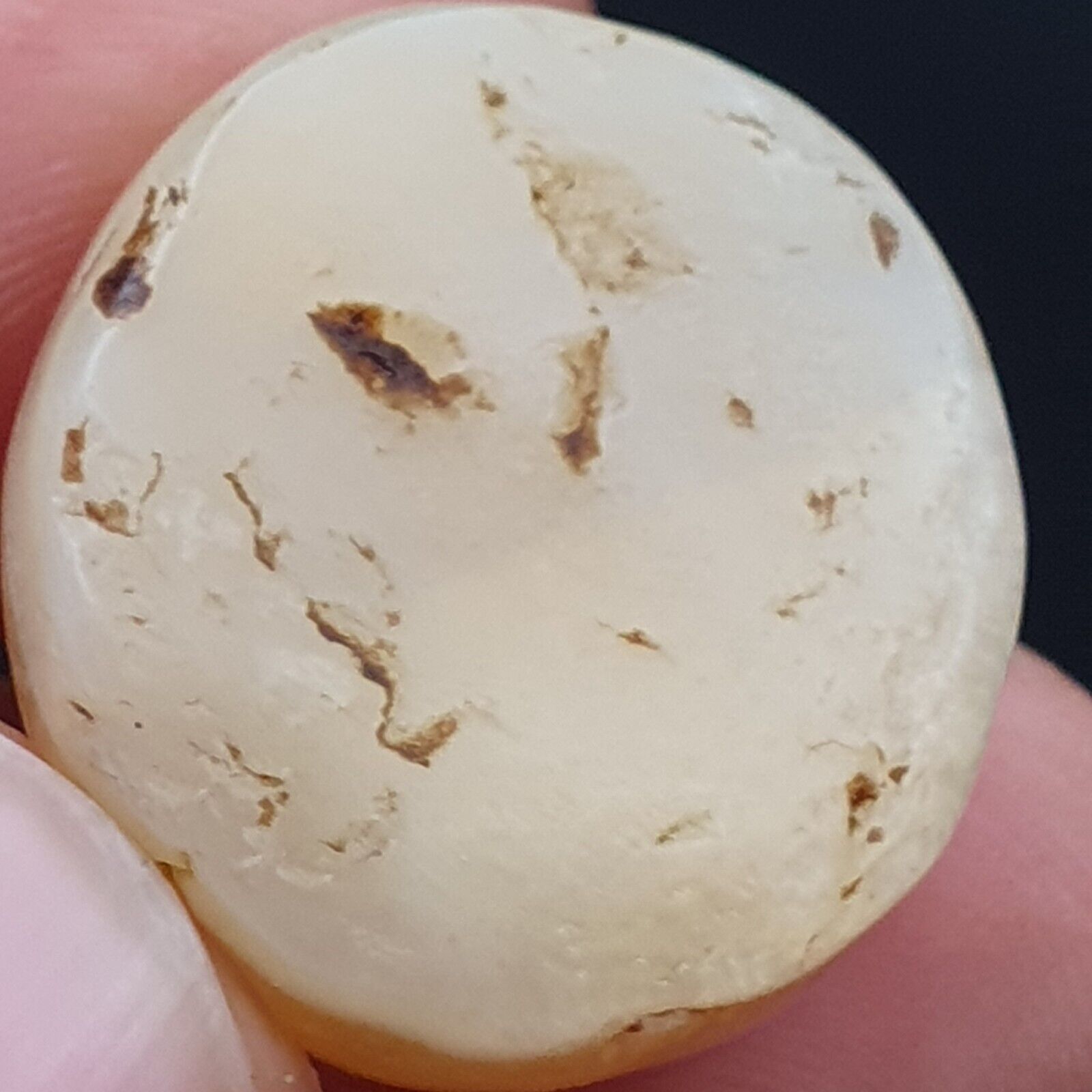 midle eastern old Antique Himalayan Indo Tibetan Eye Suleimany Bead SL012