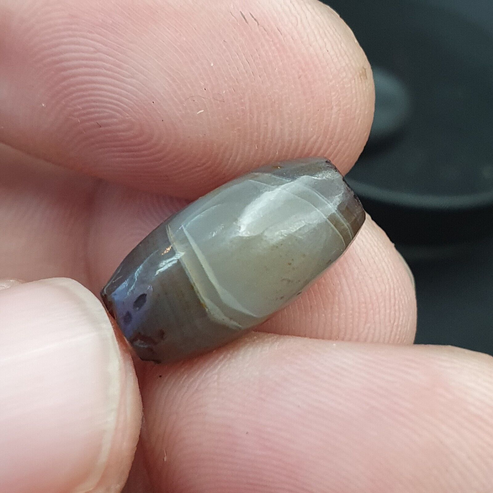 LOT  6 Middle eastern Agate old Antique Yemeni Agate Soleimani Beads SL025