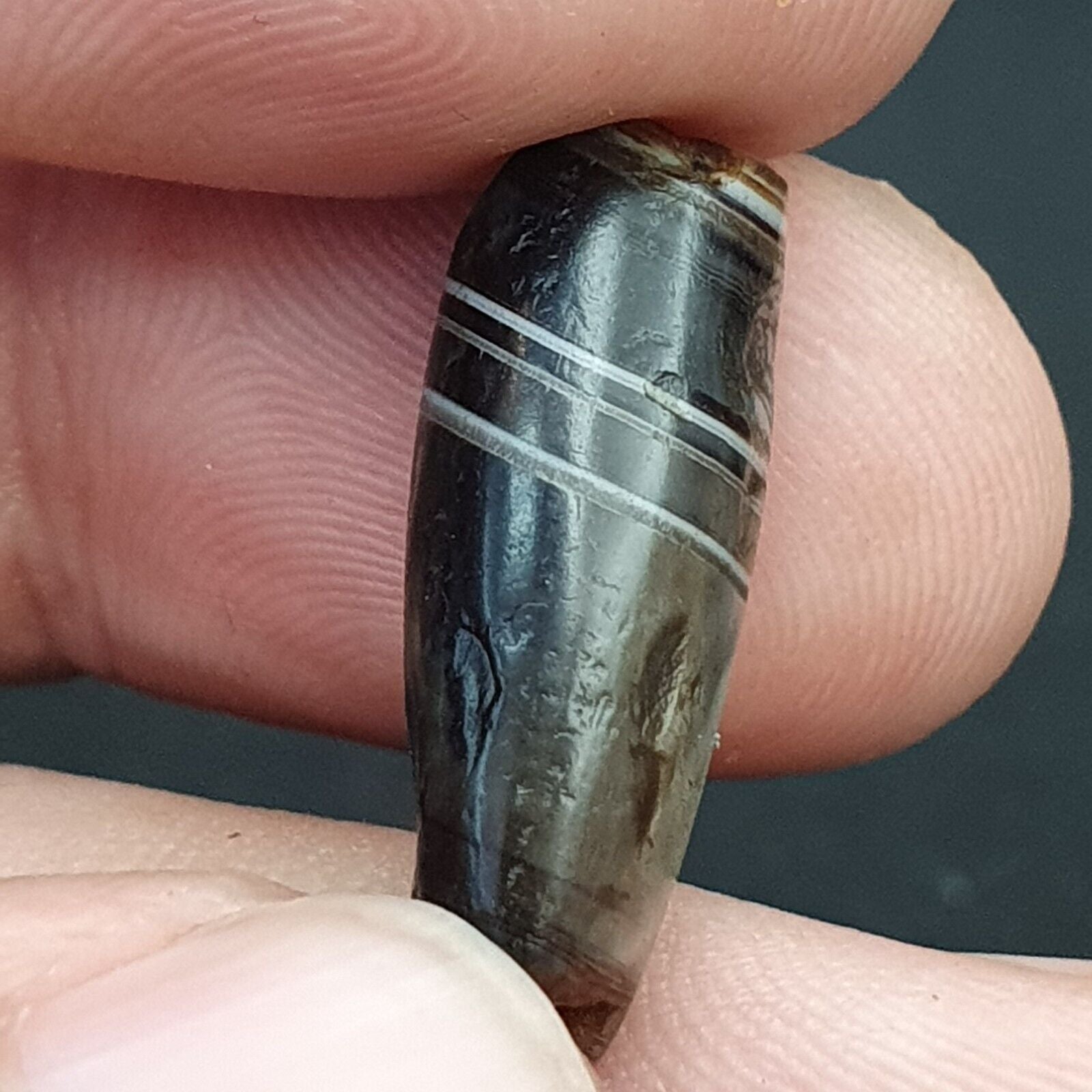 Midle eastern Agate old Antique Yemeni Agate Soleimani Bead SL022