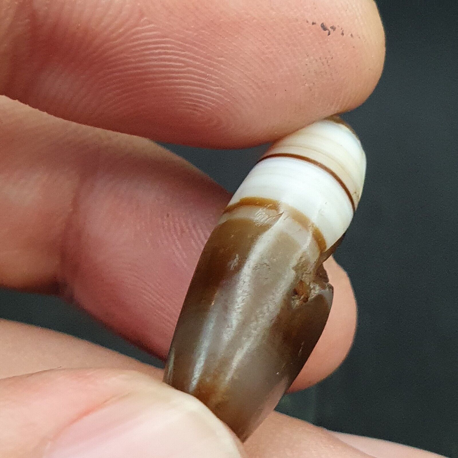 Midle eastern Agate old Antique Yemeni Agate Soleimani Bead SL020