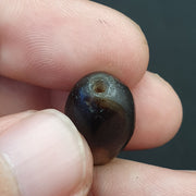 East Oasis Himalayan Soleimani Agate Bead SL023 - Antique Black and White Stone