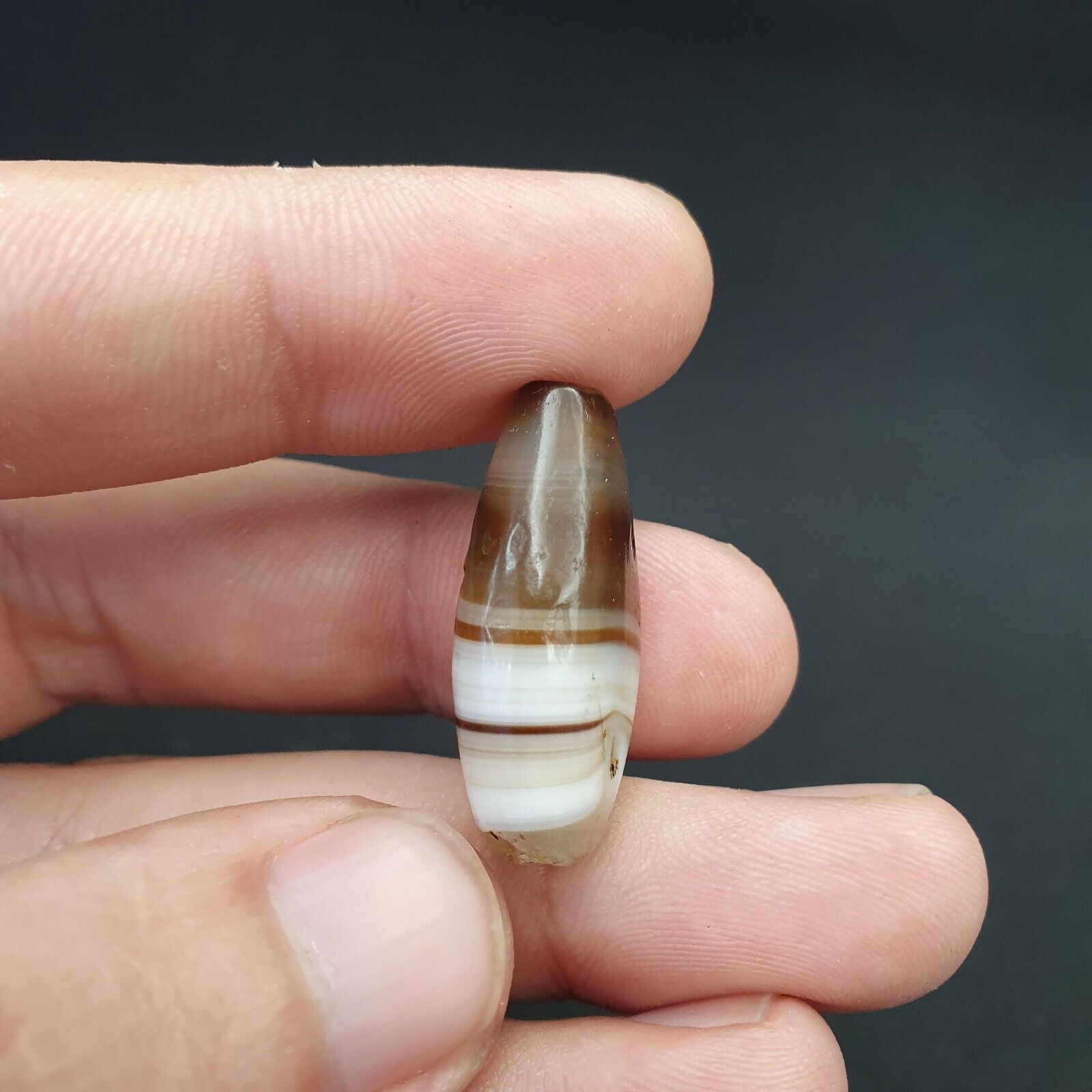 Midle eastern Agate old Antique Yemeni Agate Soleimani Bead SL020