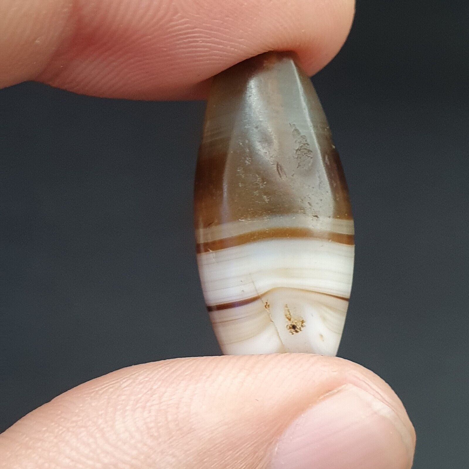 Midle eastern Agate old Antique Yemeni Agate Soleimani Bead SL020