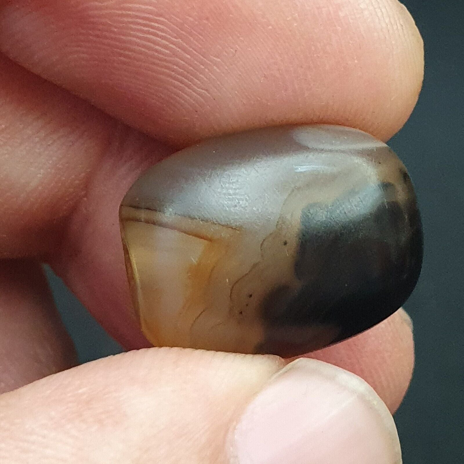 Antique Ancient Old Himalayan Soleimani Agate Bead SL018