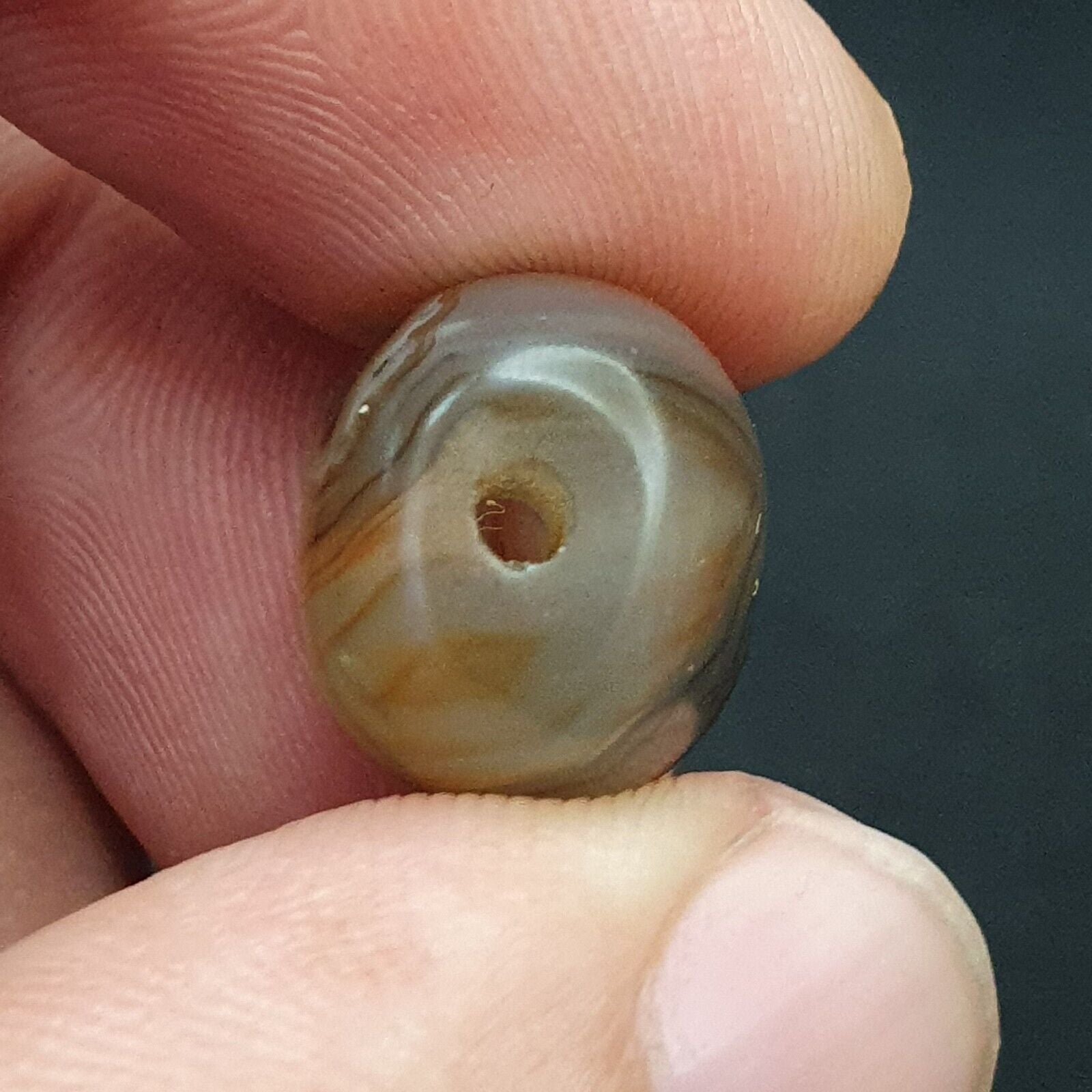 Antique Ancient Old Himalayan Soleimani Agate Bead SL018