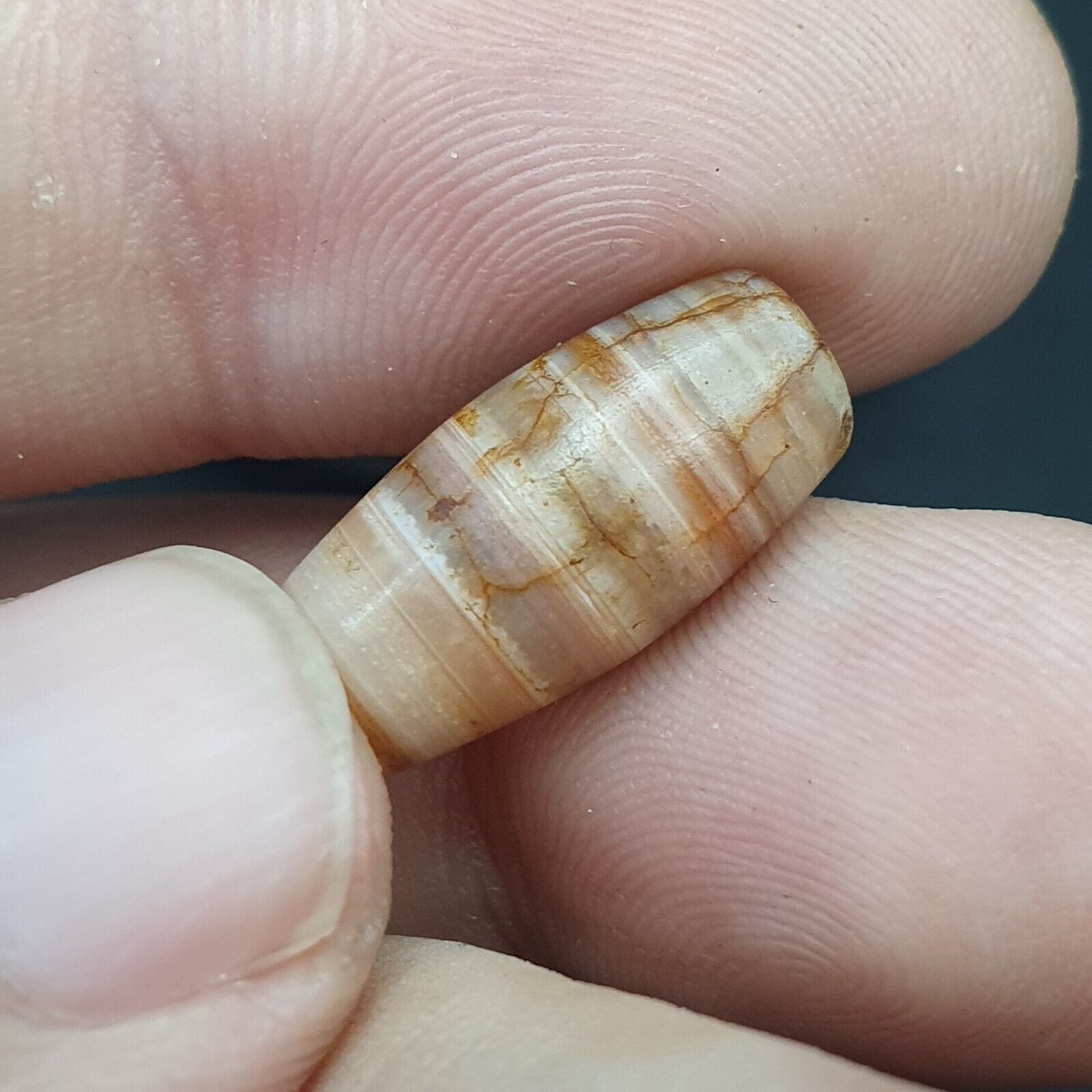 LOT  4 Middle eastern Agate old Antique Yemeni Agate Soleimani Beads SL029