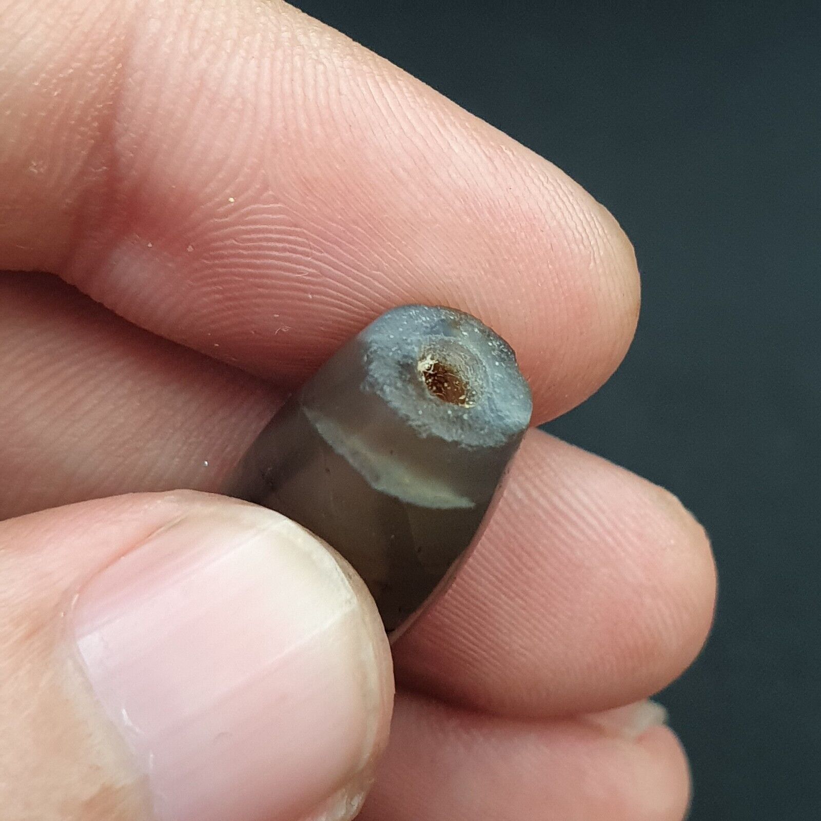 Ancient old Agate Antique Himalayan Indo Tibetan Eye Suleimany Bead SL019