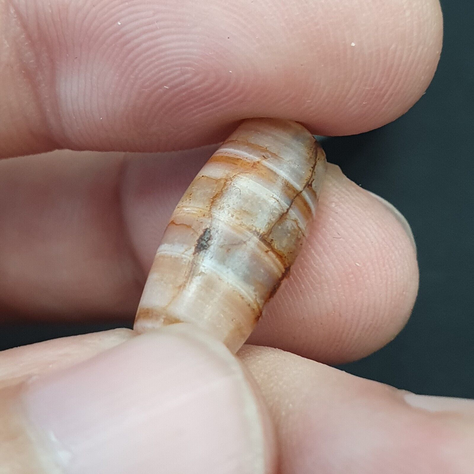 LOT  4 Middle eastern Agate old Antique Yemeni Agate Soleimani Beads SL029