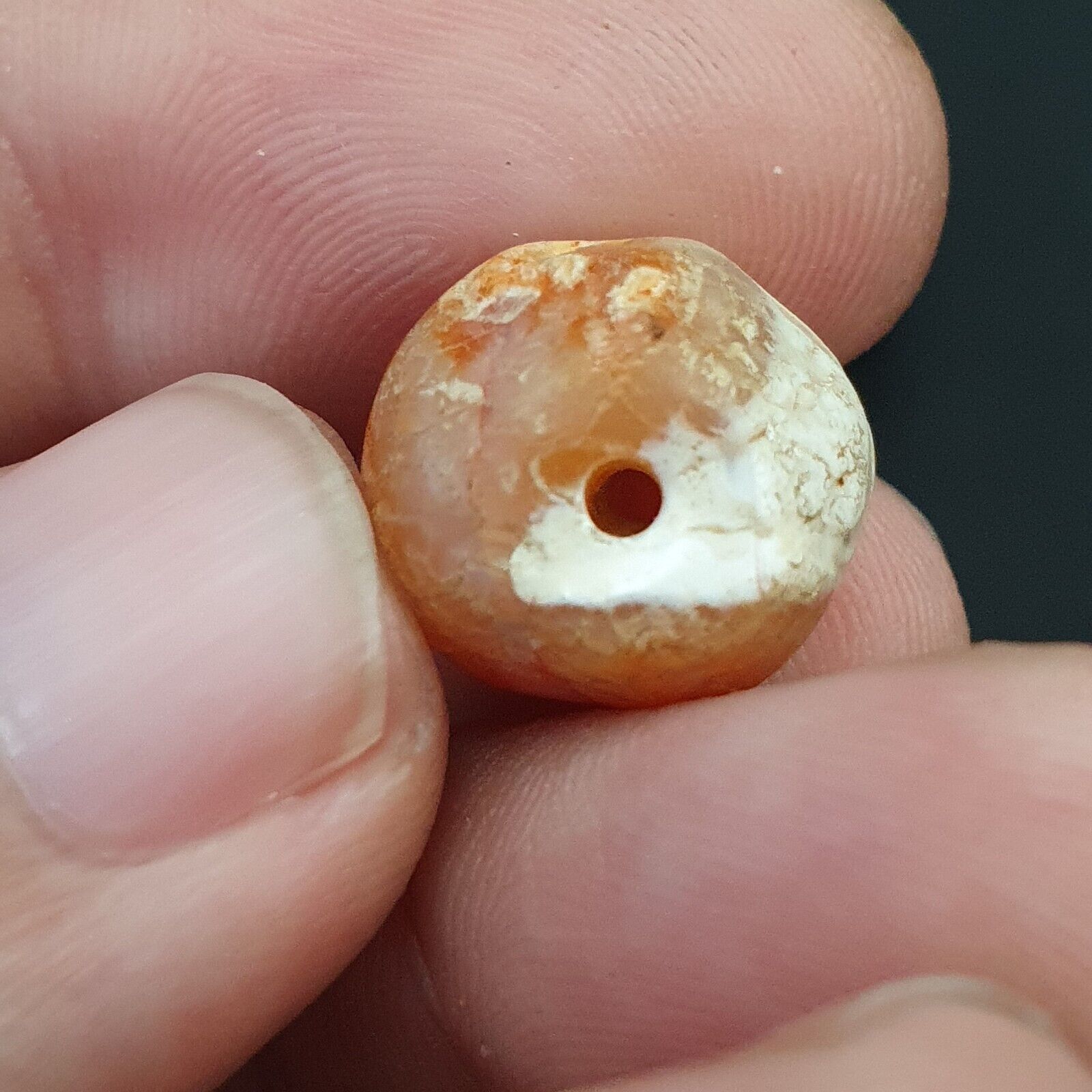 LOT  4 Middle eastern Agate old Antique Yemeni Agate Soleimani Beads SL029