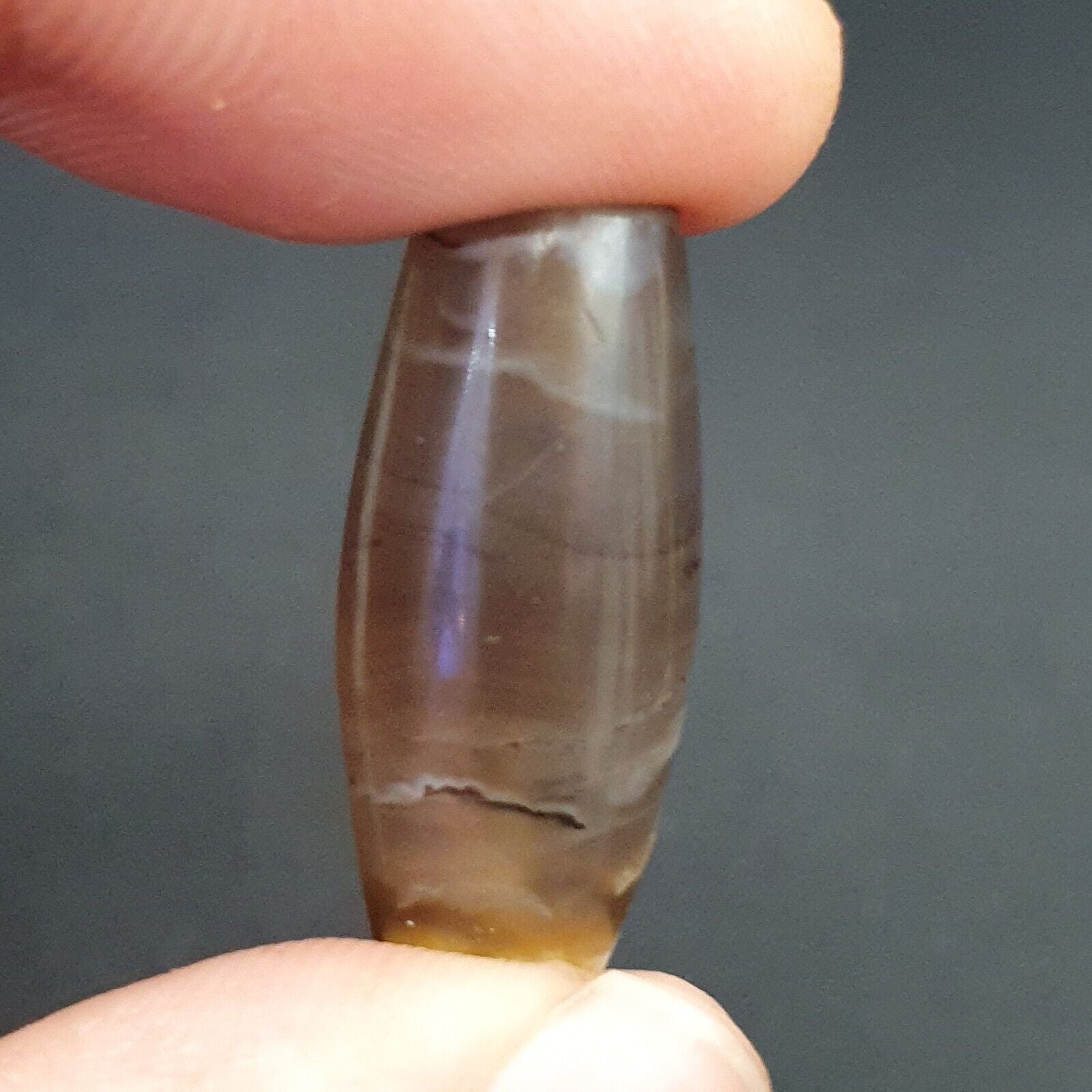Ancient old Agate Antique Himalayan Indo Tibetan Eye Suleimany Bead SL019