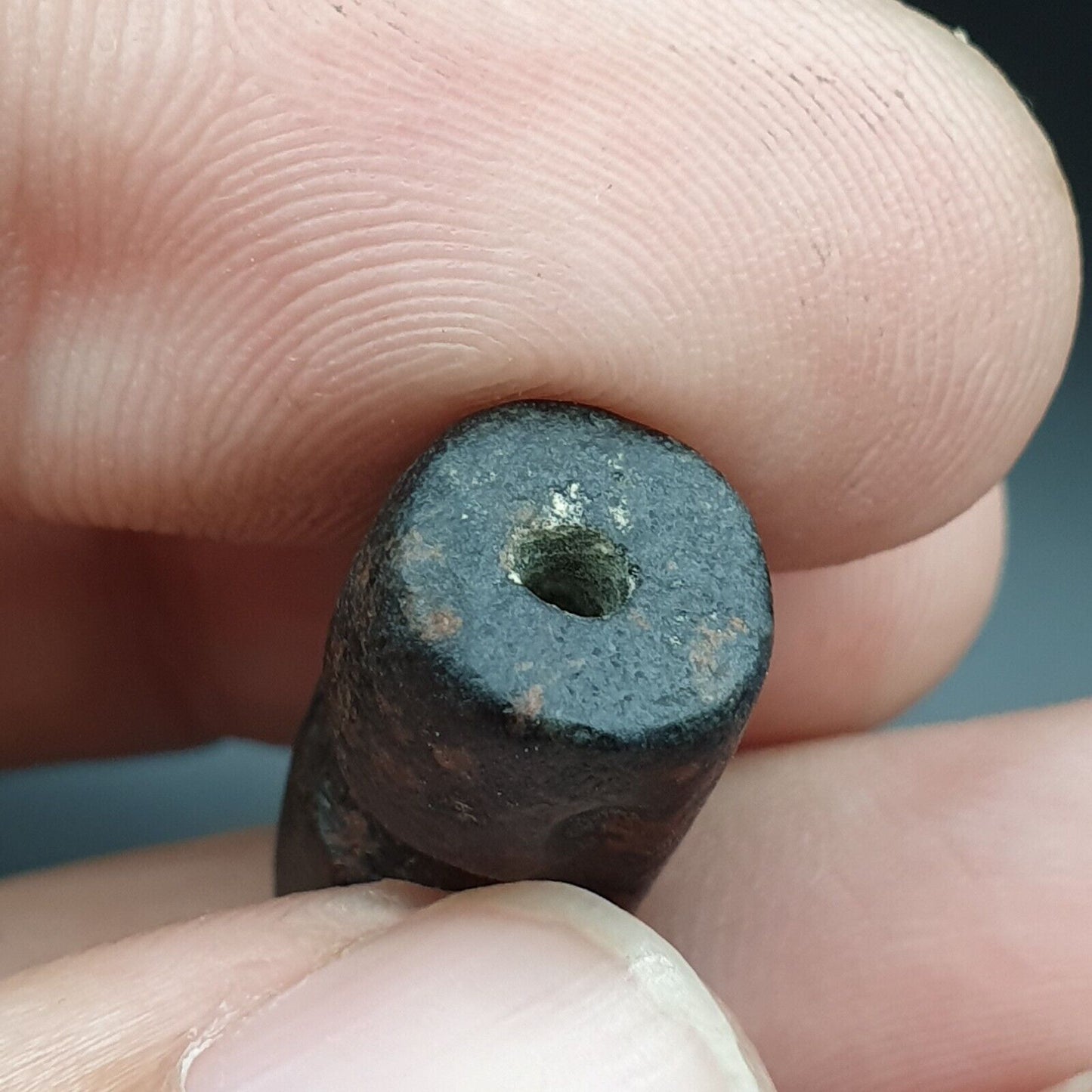 巴比倫時代罕見古代美索不達米亞動物凹雕圓筒印章珠
