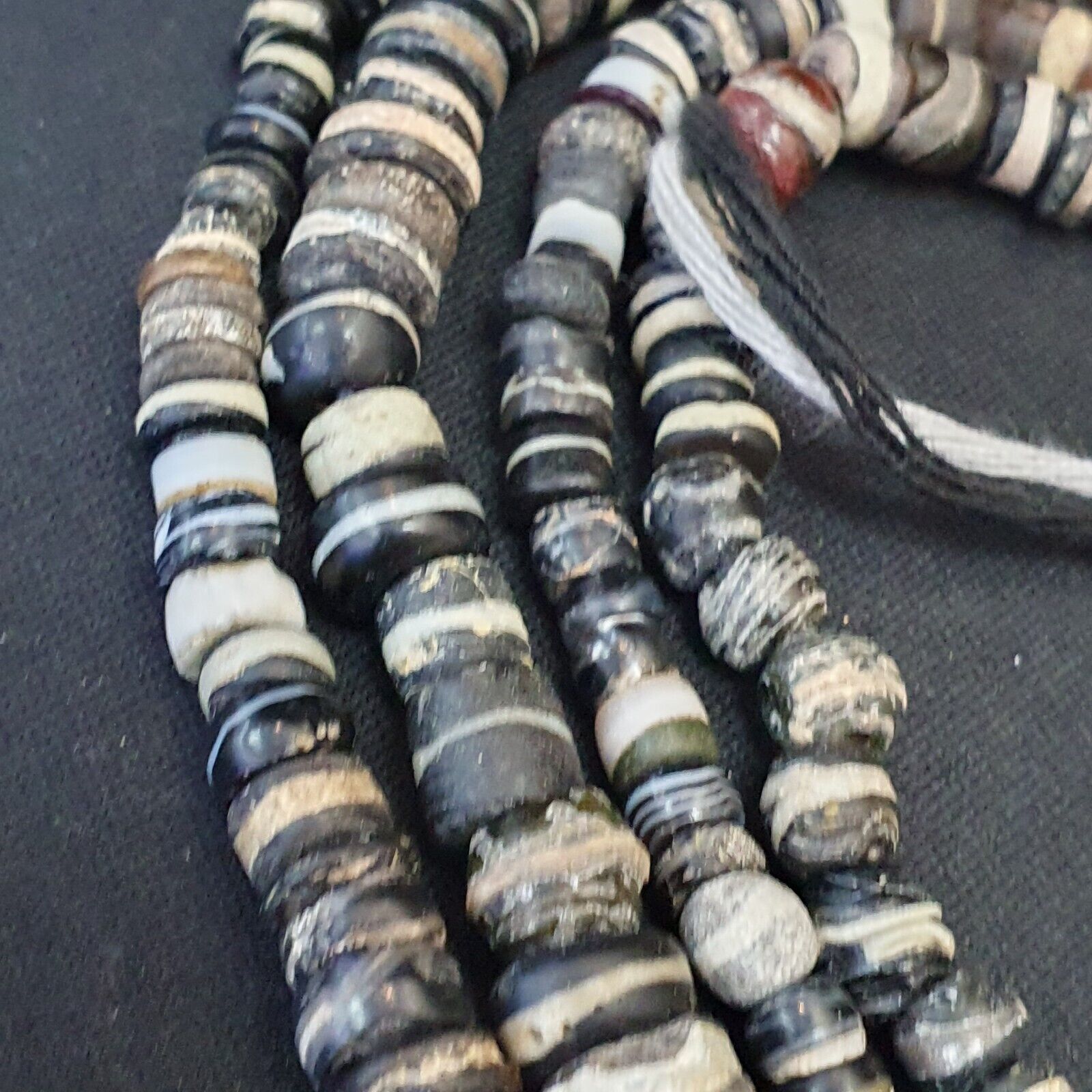 Authentic Ancient Islamic Roman Era Beads Strand Necklace #NC 134 Lot 2 Strands