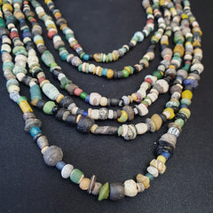 Authentic Ancient Islamic Roman Era Beads Strand Necklace #NC 132