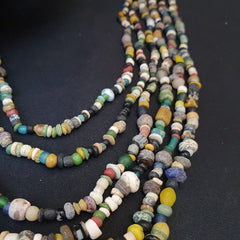 Authentic Ancient Islamic Roman Era Beads Strand Necklace #NC 132