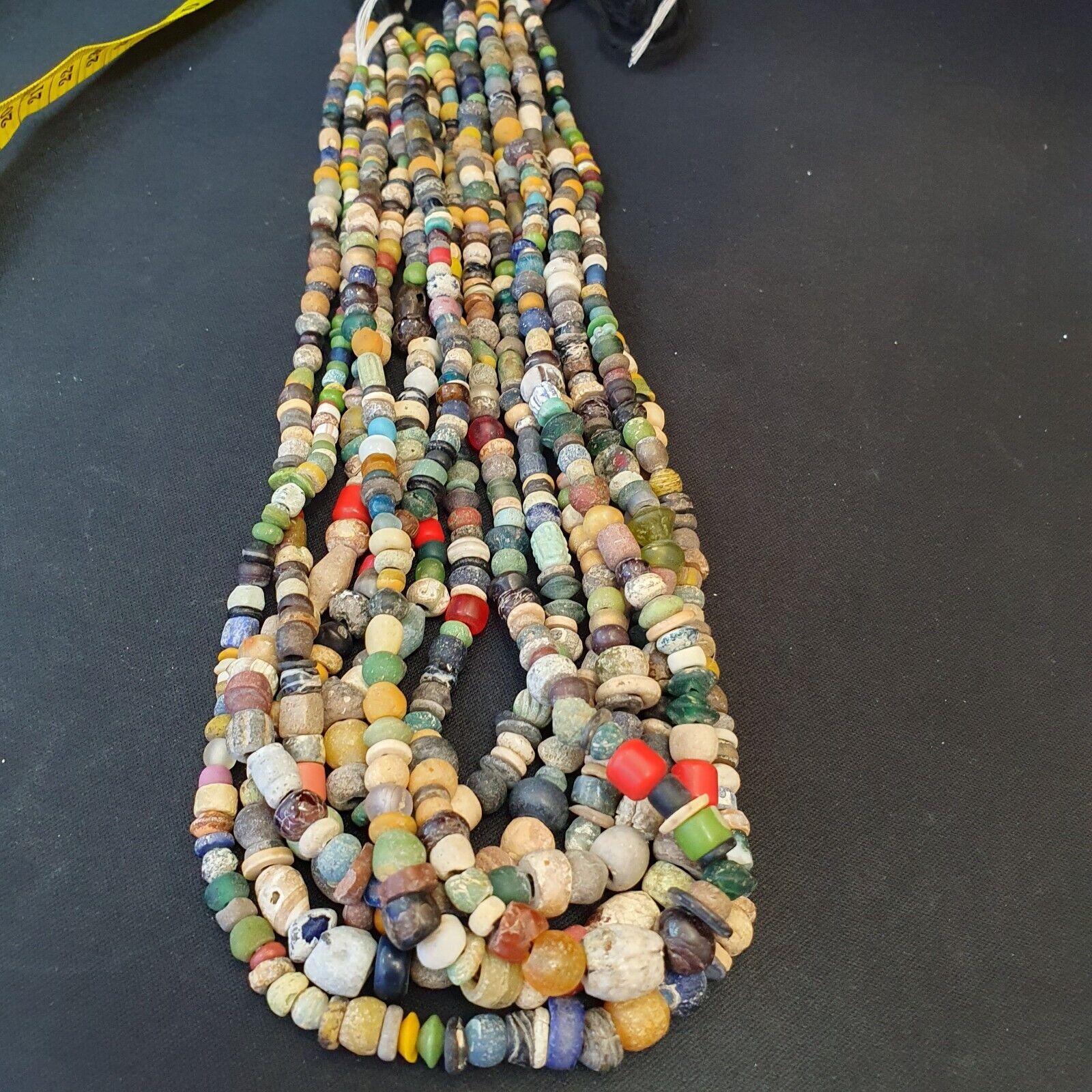 Authentic Ancient Islamic Roman Era Beads Strand wholesale Roman glass 7 Strands