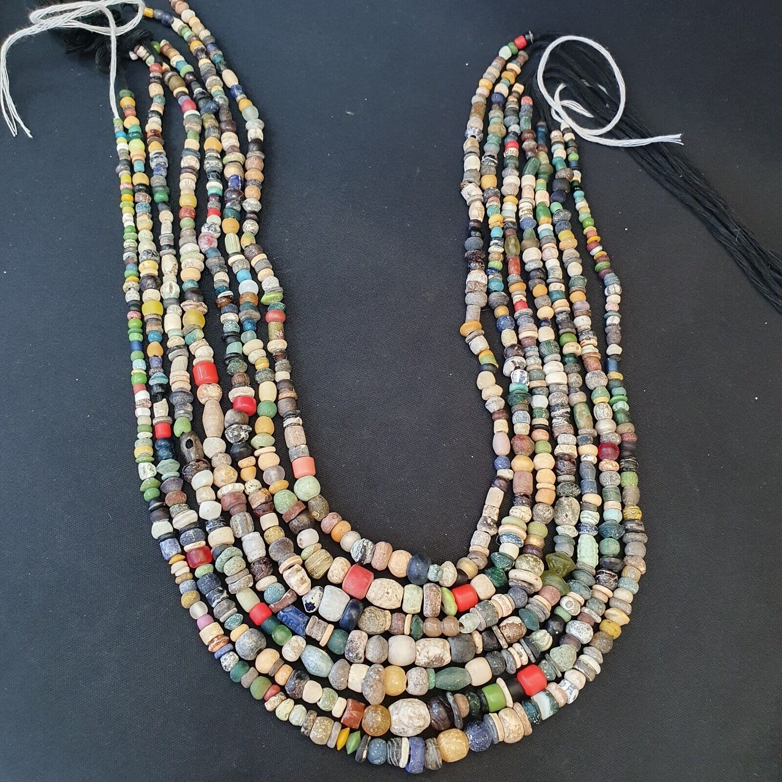 Authentic Ancient Islamic Roman Era Beads Strand wholesale Roman glass 7 Strands