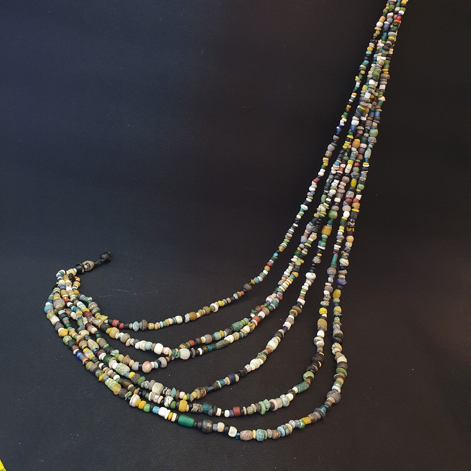 Authentic Ancient Islamic Roman Era Beads Strand Necklace #NC 132