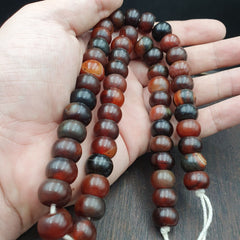 Vintage beads antique Indo Tibetan Himalayan Tibetan Agate necklace 14MM