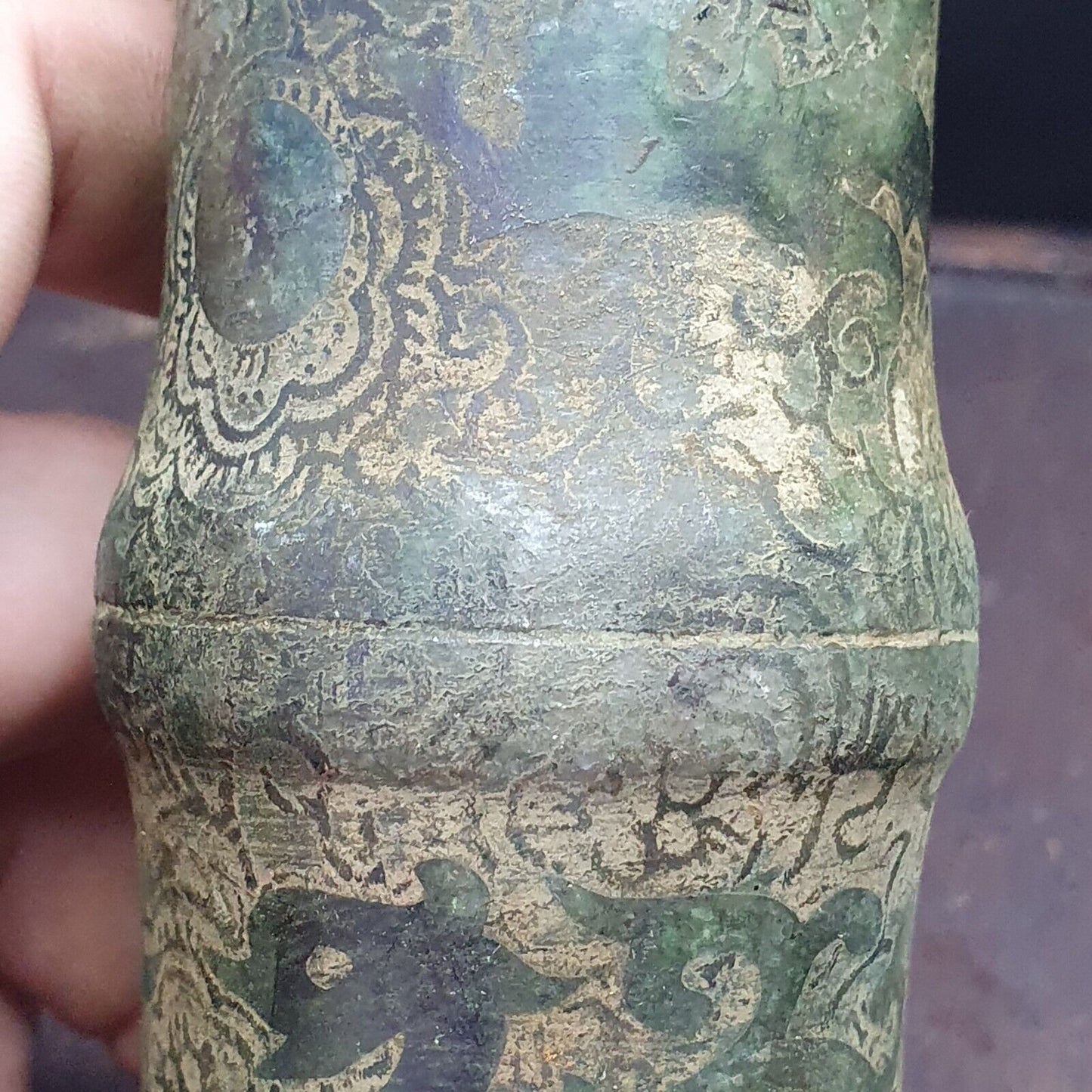 GESCHNITZT MIT DRACHEN-DEKORATION, ALTE CHINESISCHE ANTIKE, JADE-SCHNUPFFLASCHE,