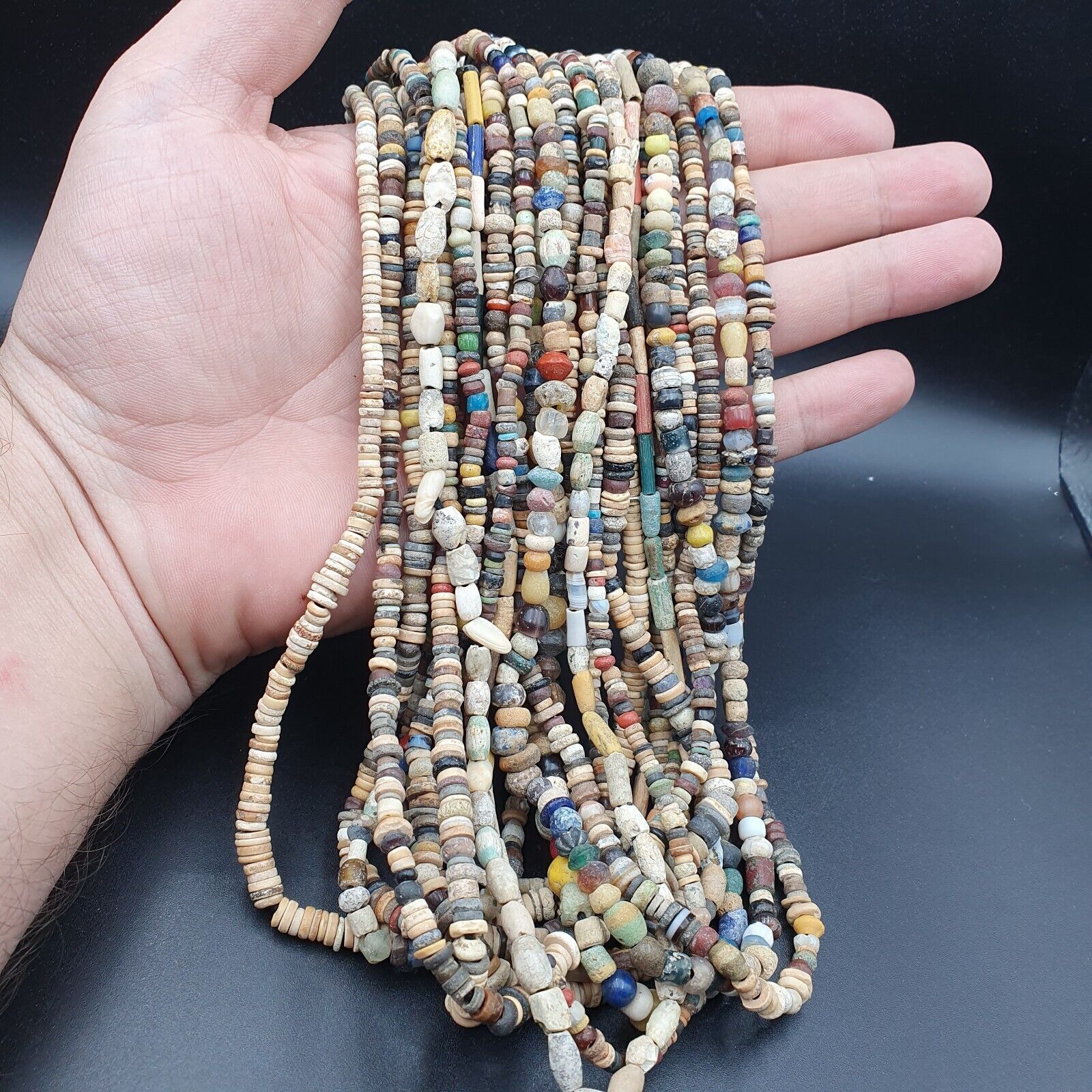 Wholesale Authentic Ancient Islamic Roman Era Beads Strand Necklace #14 Strands