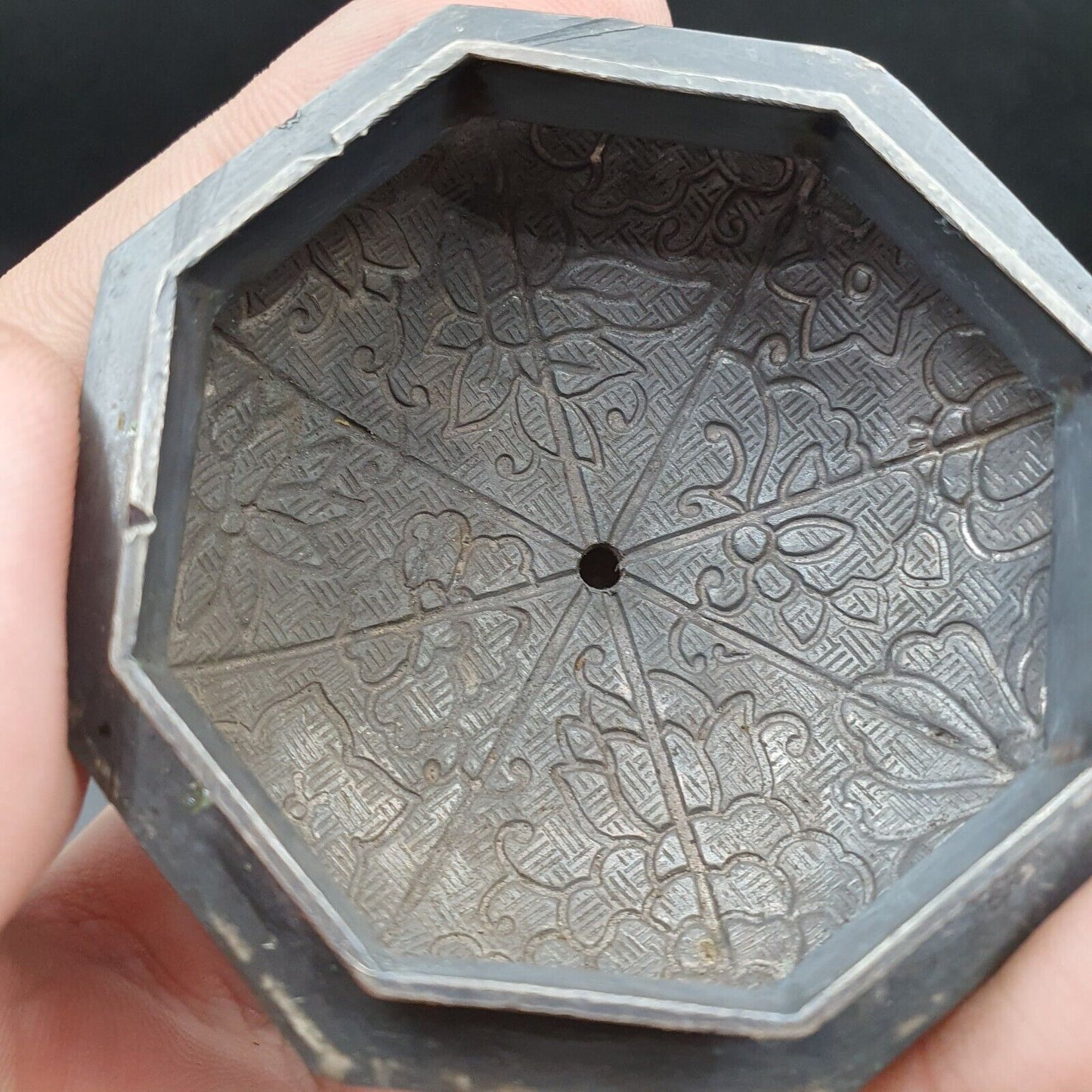 古董巴基斯坦、印度銀 Minakari 茶壺套裝托盤 c1890 717 克