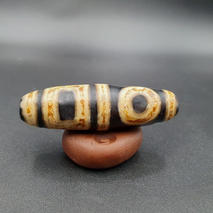 Power Tibetan Old Agate *2 Eyes 2 Windows * Dzi Bead Spirituality Pendant