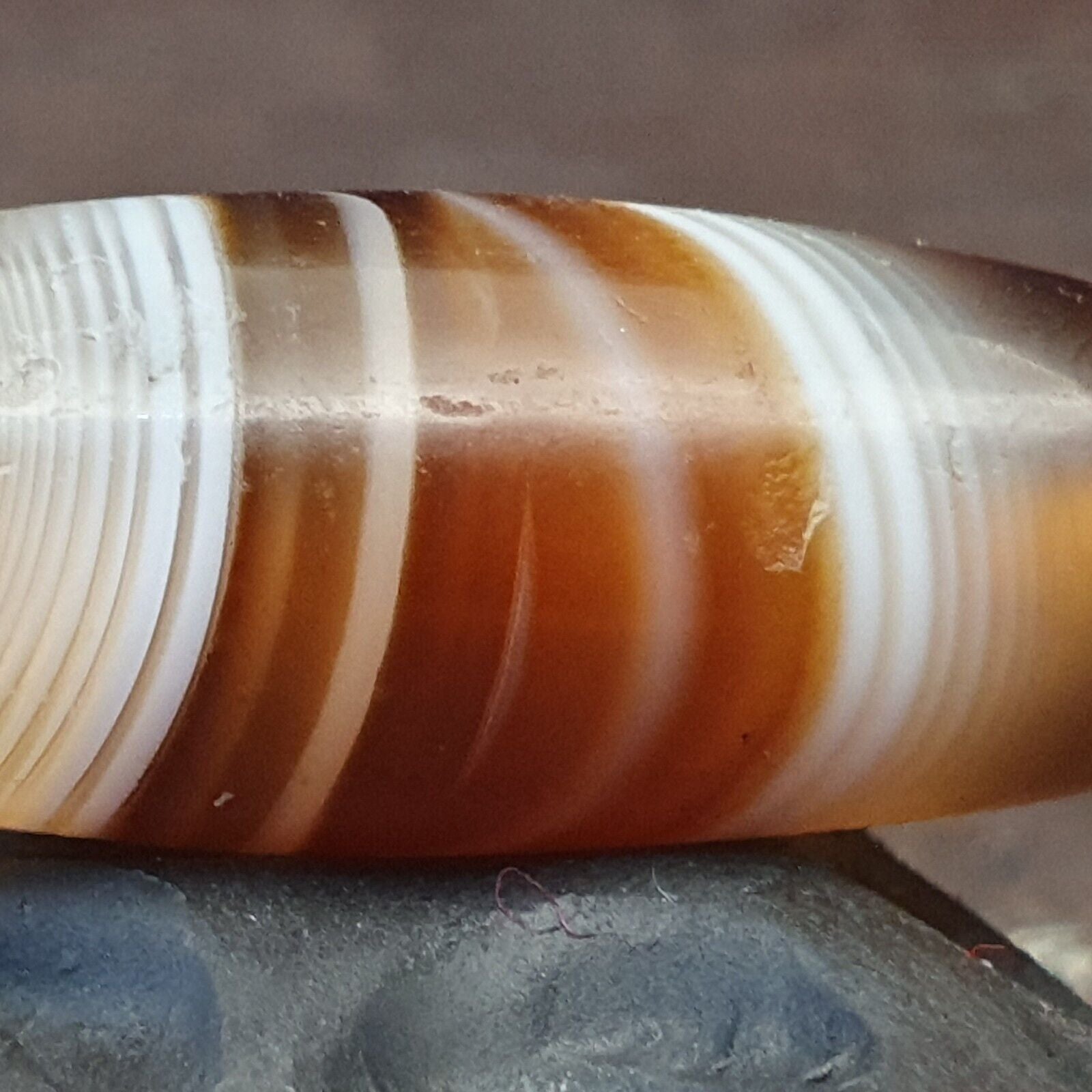 Ancient Agate Bead Pure Eye Suleimani Himalaya Amulet Religious Antiquities