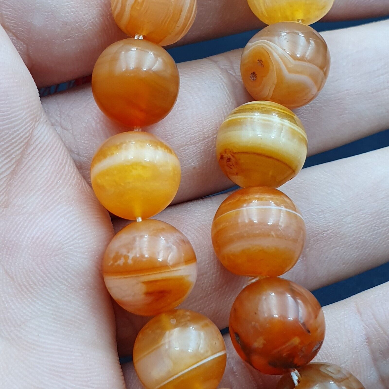 Buddhist Rosary Mala Prayer beads Tibet Nepal pink Himalayan Agate Beads