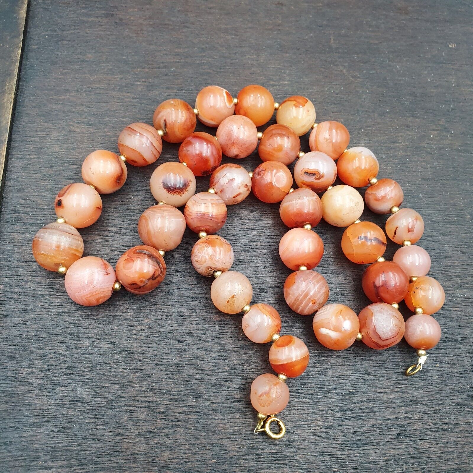 Antique Indo Tibetan Carnelian Old Agate Beads Tribal Beads Jewelry necklace
