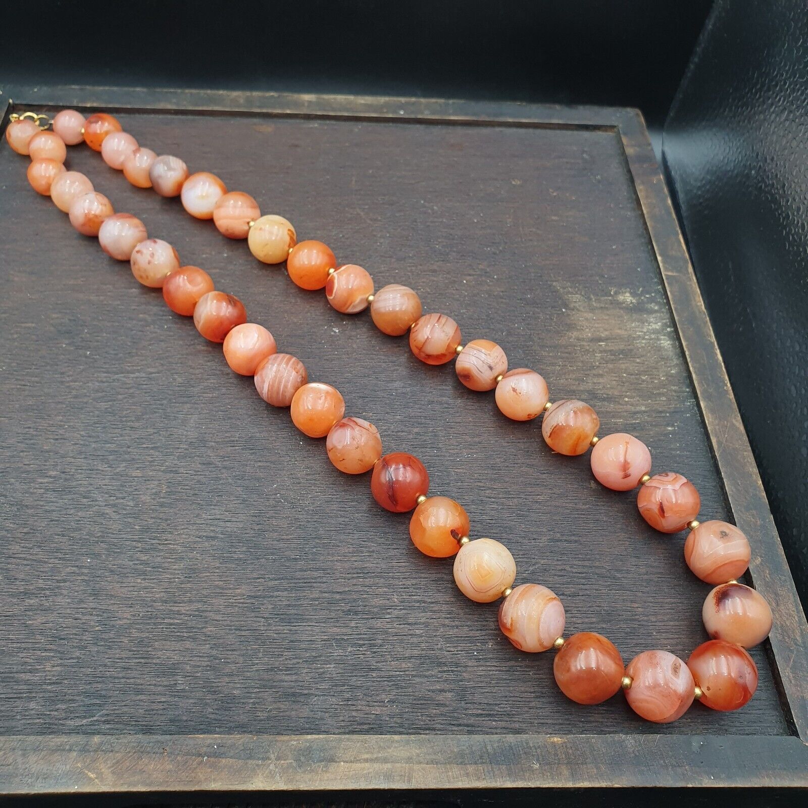 Antique Indo Tibetan Carnelian Old Agate Beads Tribal Beads Jewelry necklace