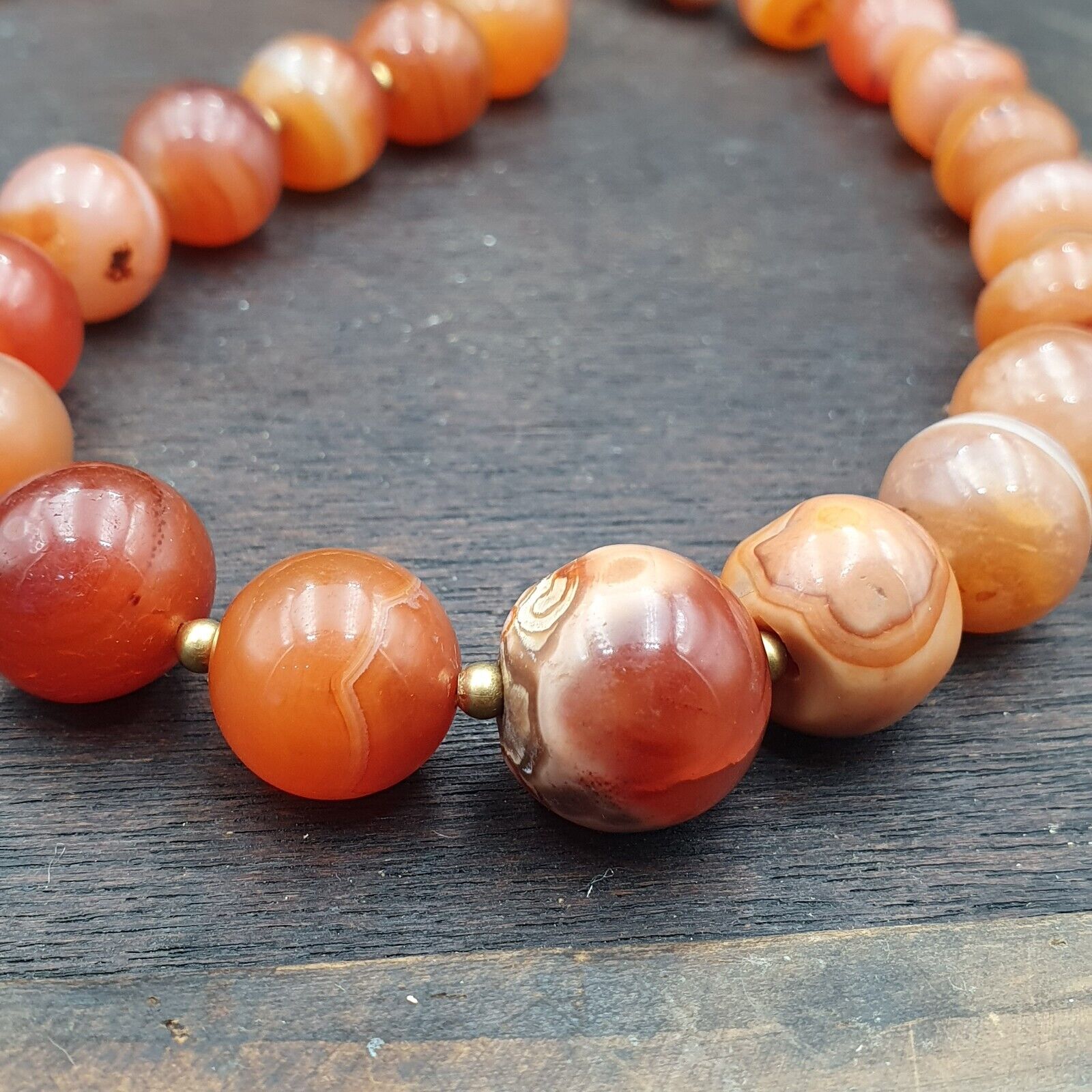 Old Antique Indo Tibetan Carnelian Agate Beads carnelian Beads Jewelry necklace