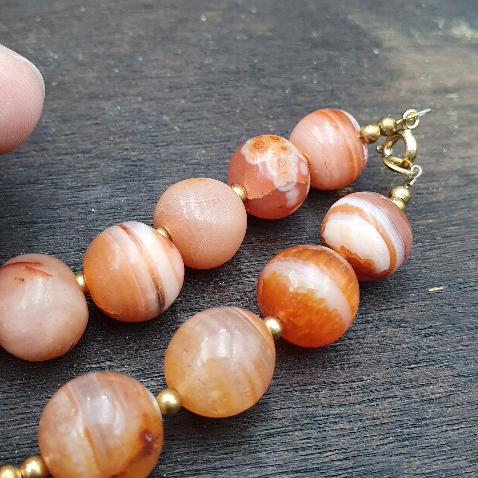 Old Antique Indo Tibetan Carnelian Agate Beads carnelian Beads Jewelry necklace