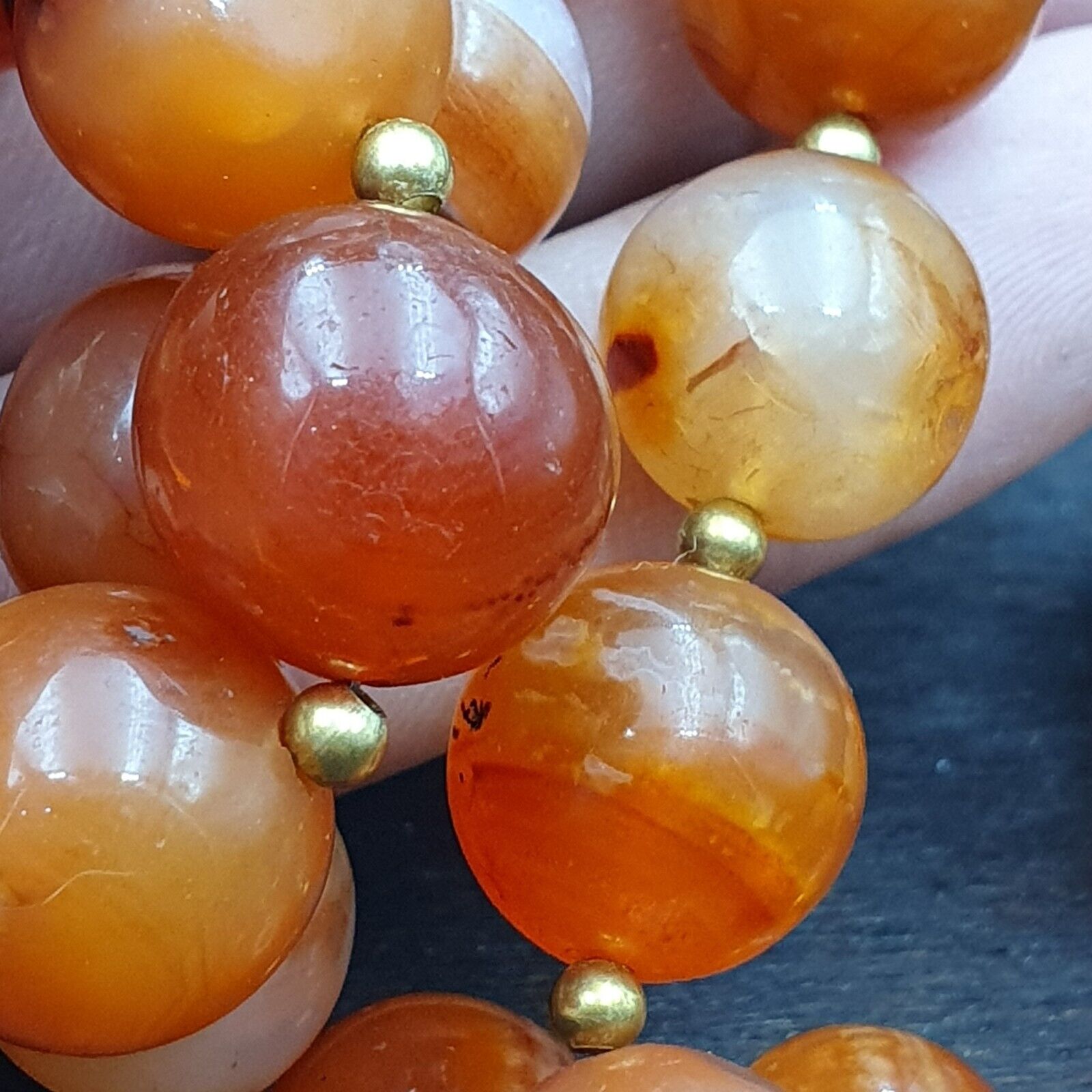 Old Antique Indo Tibetan Carnelian Agate Beads carnelian Beads Jewelry necklace