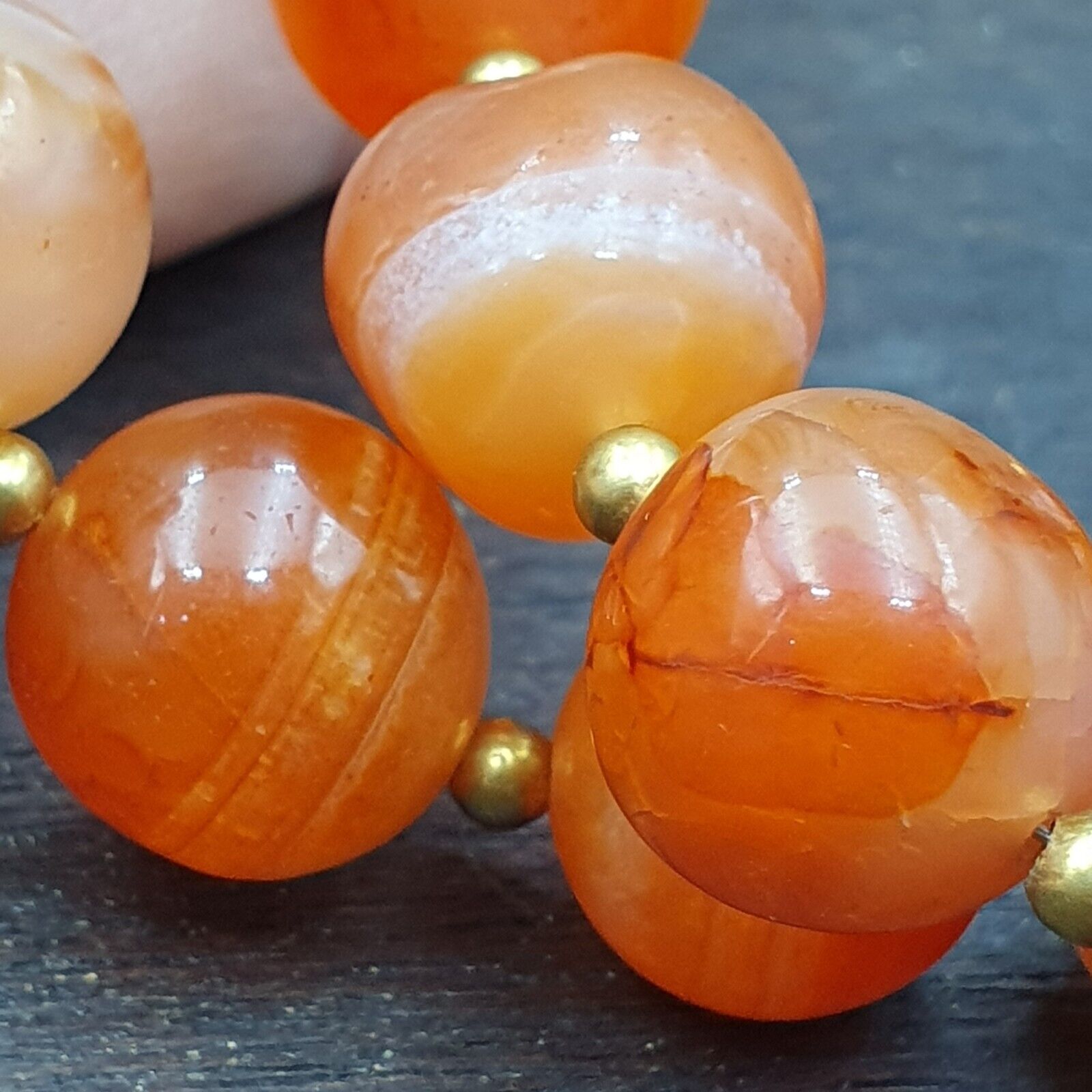 Old Antique Indo Tibetan Carnelian Agate Beads carnelian Beads Jewelry necklace