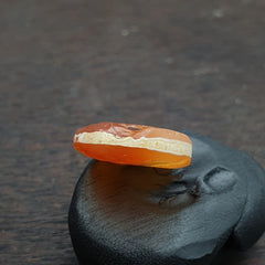 Ancient Agate Bead Himalayan Indo rare stripe Disc shape Agate Big Bead 16.8mm