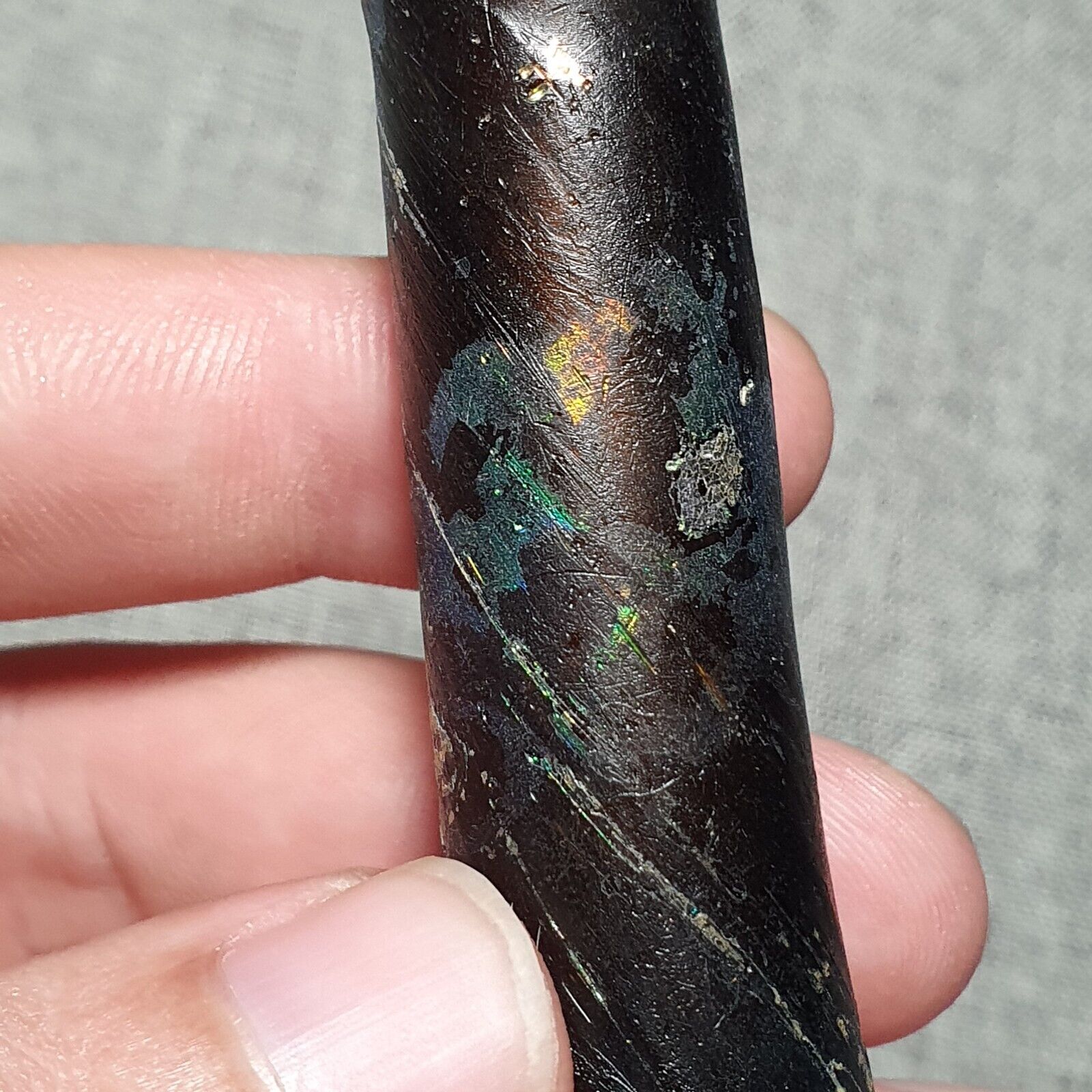 Big Piece Intact Ancient Roman Glass Artifact Circa 1st Century AD with Patina