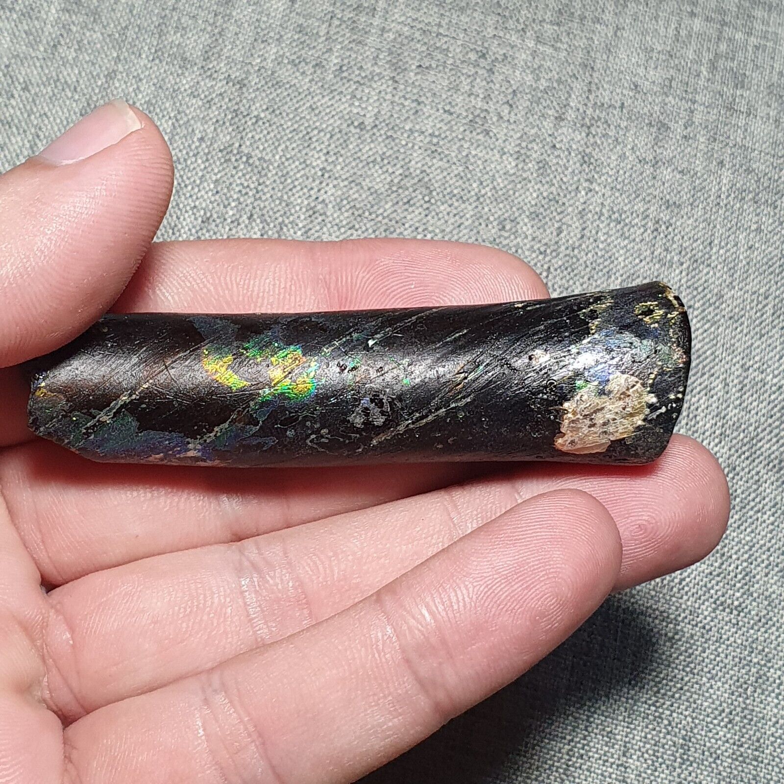 Big Piece Intact Ancient Roman Glass Artifact Circa 1st Century AD with Patina