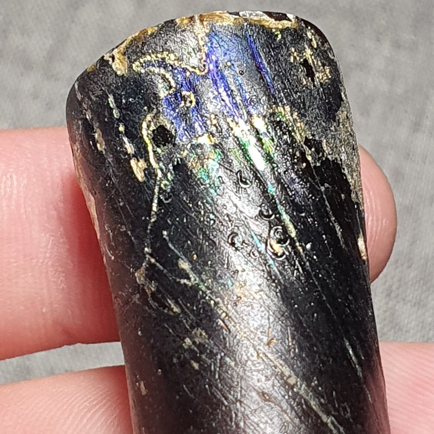 大件完整的古羅馬玻璃工藝品，約公元 1 世紀，帶銅綠