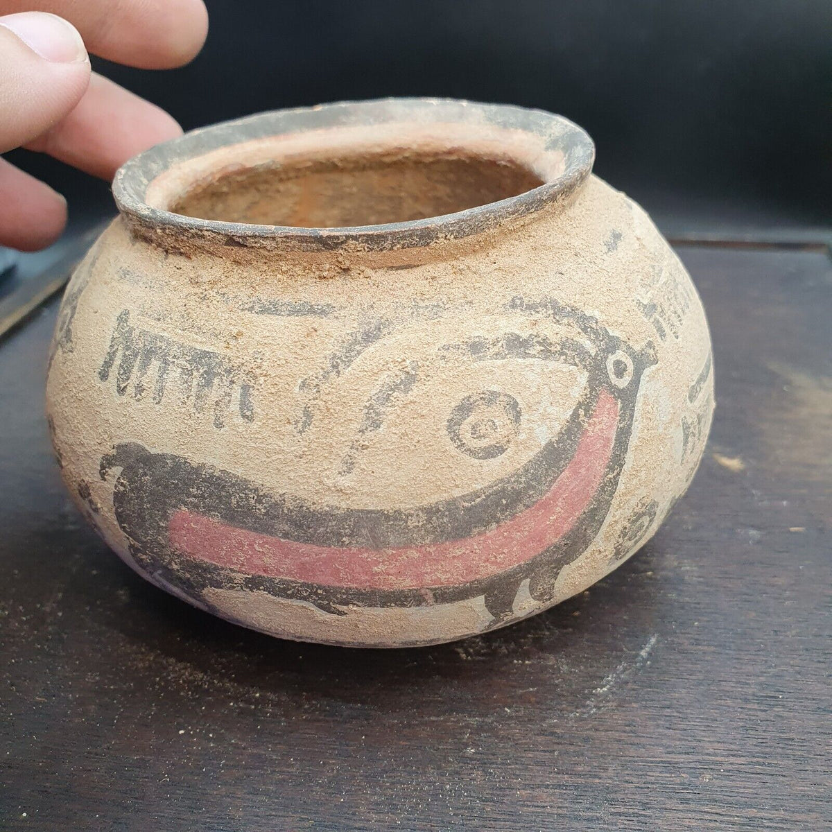 Ancient Indus Valley Pottery With Mysterious Animals painting