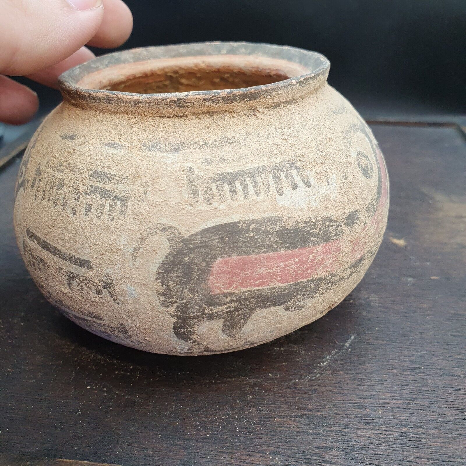 Ancient Indus Valley Pottery With Mysterious Animals painting