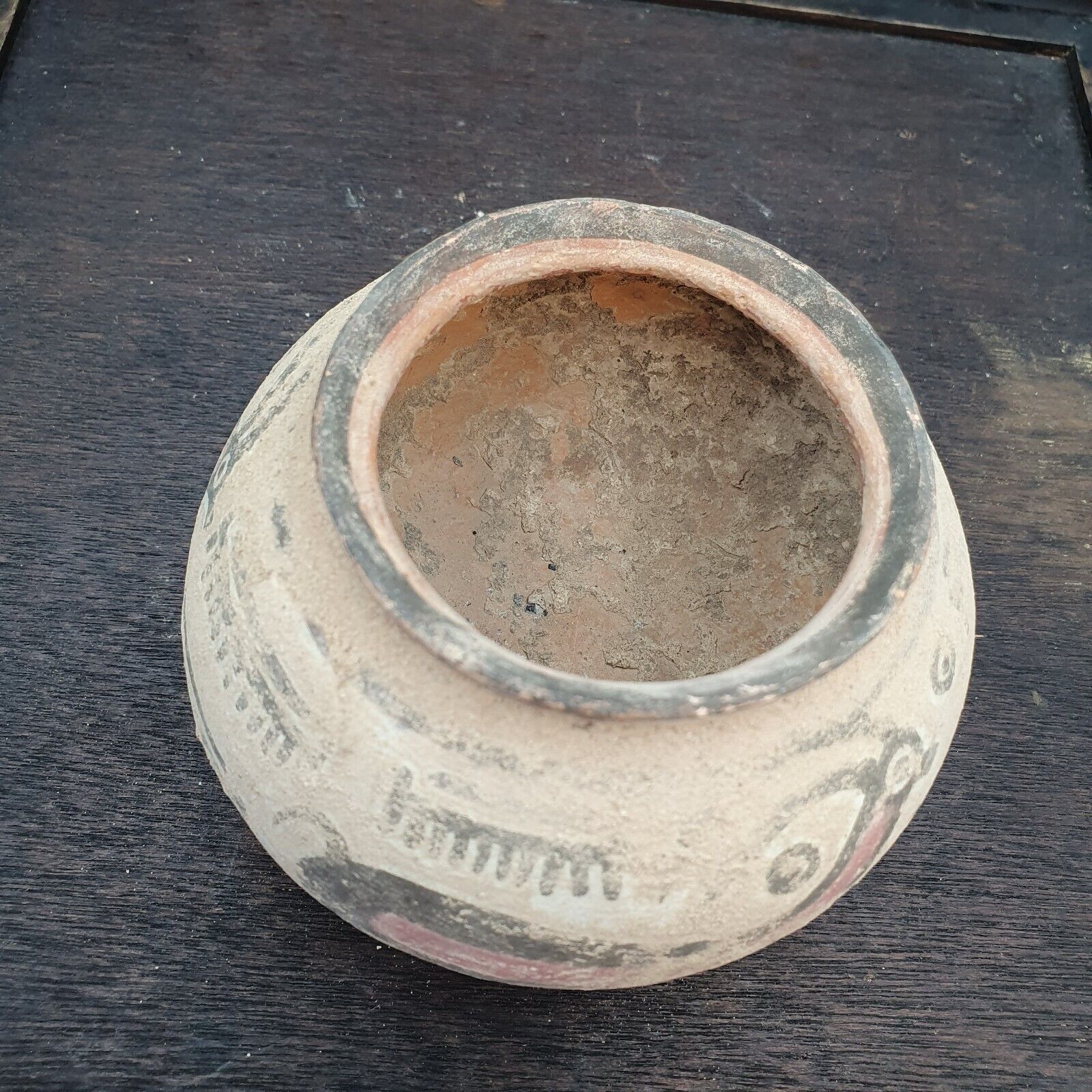 Ancient Indus Valley Pottery With Mysterious Animals painting