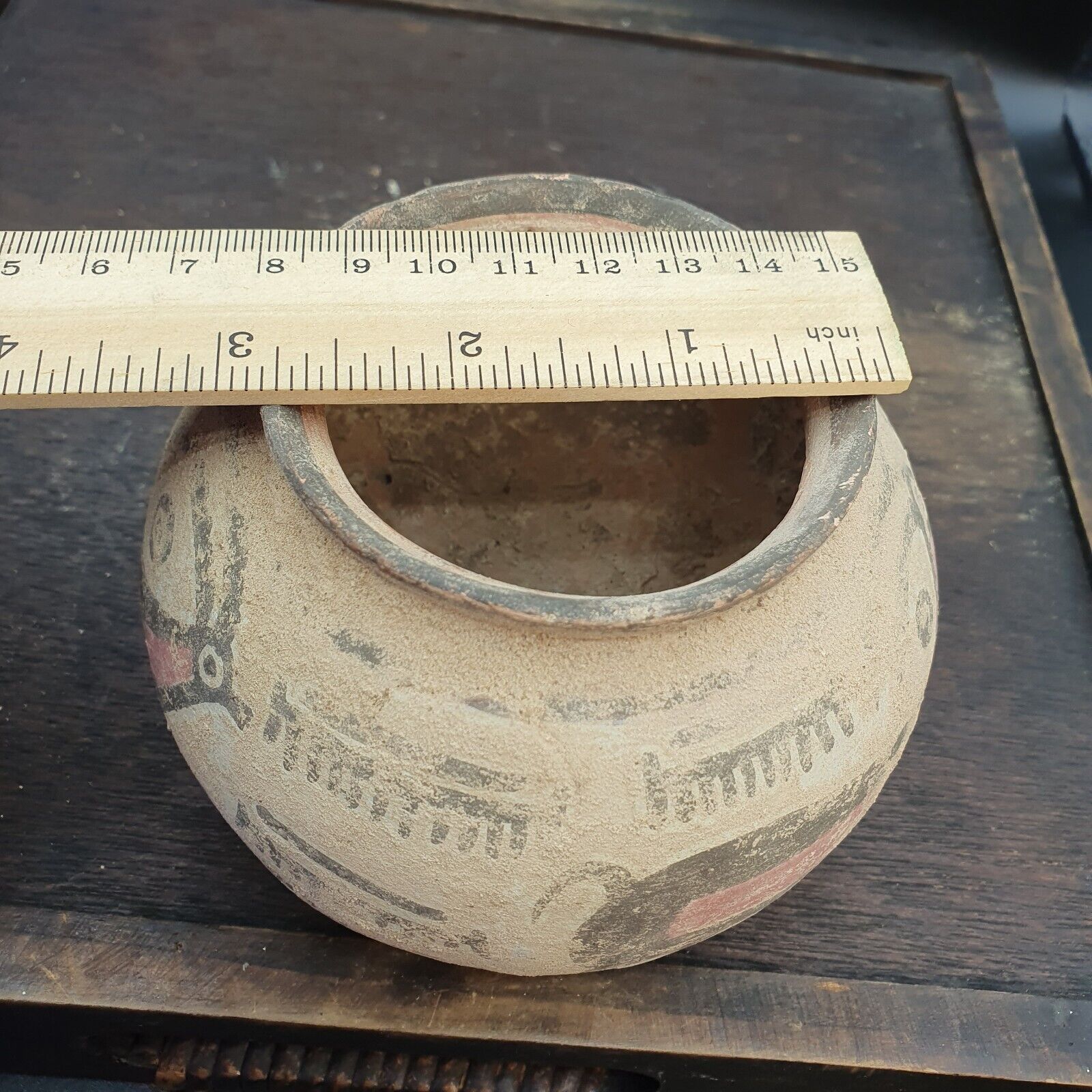 Ancient Indus Valley Pottery With Mysterious Animals painting