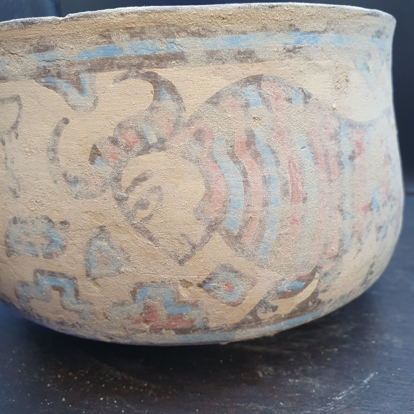 古代印度河流域陶器與神秘動物畫赤土碗