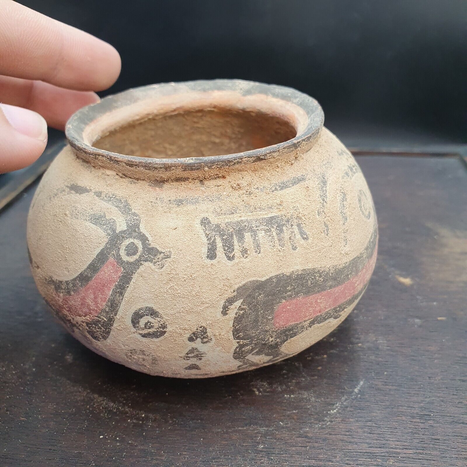Ancient Indus Valley Pottery With Mysterious Animals painting