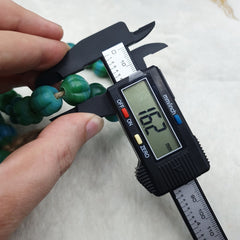 Vintage Handmade Lamp work Beads-"Flower" 16mm Full Long Strand