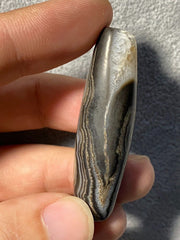 Rare Old Himalayan Indo Tibetan Nepal Antique Eye Agate Dzi Bead B#358