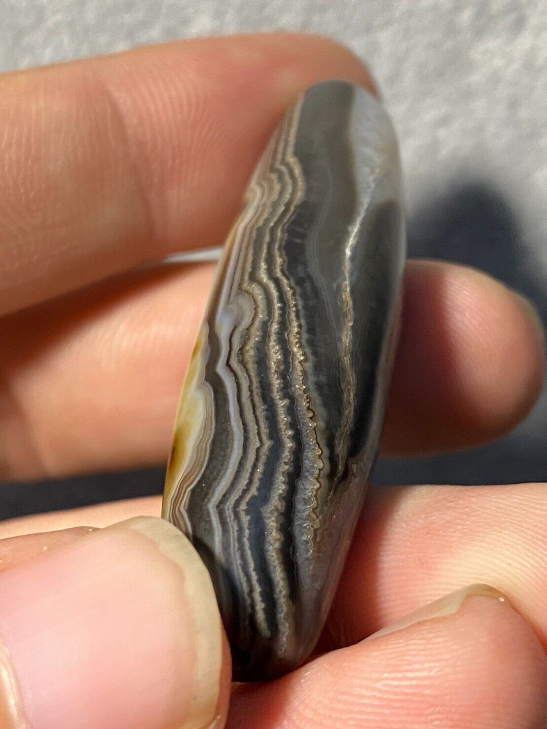 Rare Old Himalayan Indo Tibetan Nepal Antique Eye Agate Dzi Bead B#358